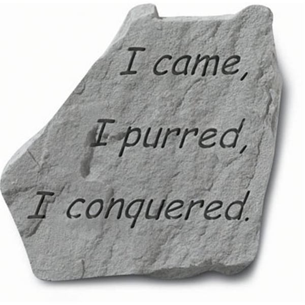 Kay Berry Inc Kay Berry- Inc. 91520 I Came-I Purred-I Conquered - Garden Accent - 9 Inches x 9 Inches 91520 - main